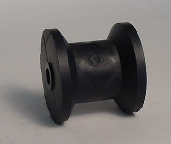 Marin X Keel Roller - 086mm Black Rubber (Nylon Bushes)