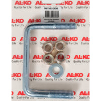 ALKO Jockey Wheel - U Bolt Kit - 75mm