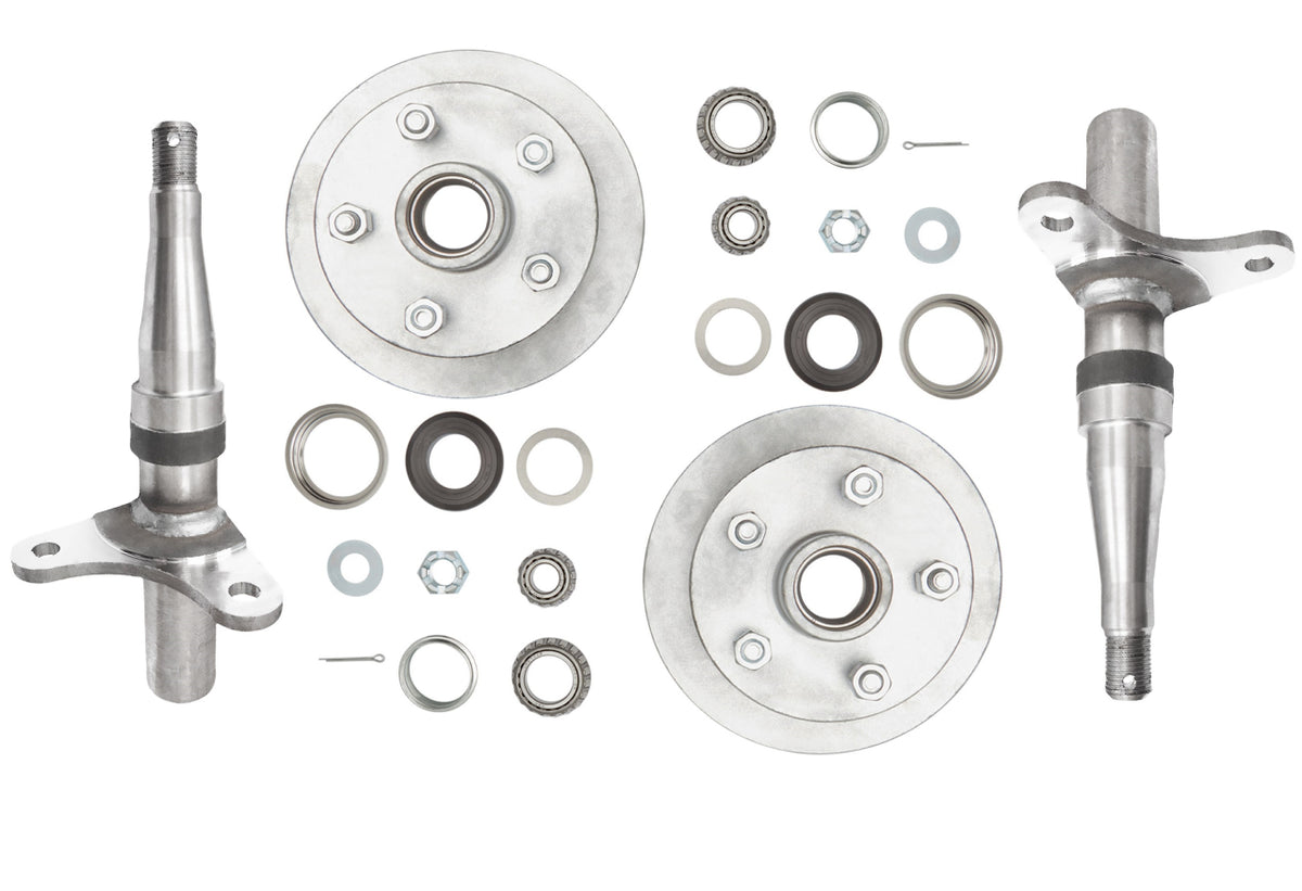 Electric over Hydraulic Braked Tandem Axle Kit - 3500kg - Road