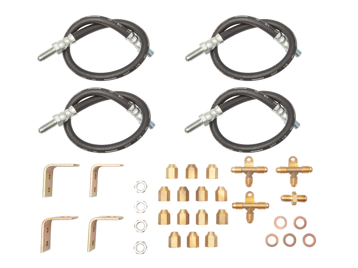 Electric over Hydraulic Braked Tandem Axle Kit - 3500kg - Road