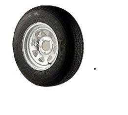 Wheel Galvanised 15"x 7" - Tyre 225/70R15