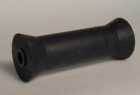 Marin-X Flat Keel Roller - 207mm - Black Rubber (Nylon Bushes)