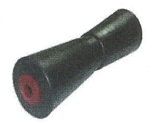 Marin-X Dog Bone Keel Roller - 285mm - Black Rubber
