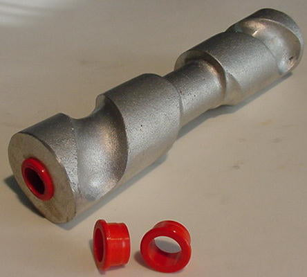 Bush Nylon Flanged Red 19mm ID x 15mm Long