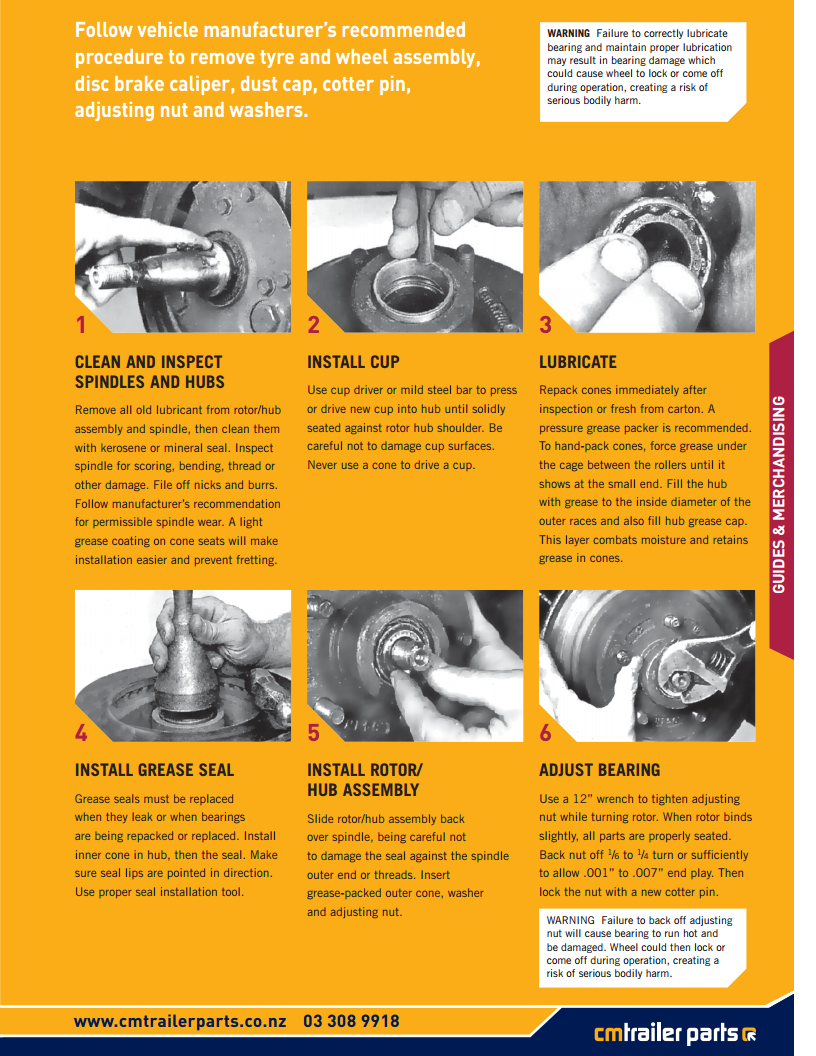 CM Bearing Maintenance Guide