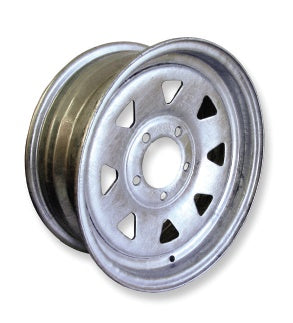 Wheel Galvanised 16"x 6" - 4WD - Rim Only