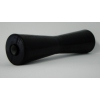 Marin-X Curved Keel Rollers - 200mm - Black Rubber