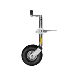 220kg Capacity Jockey Wheel - 300mm Pneumatic Tyre - Clamp on - Christine