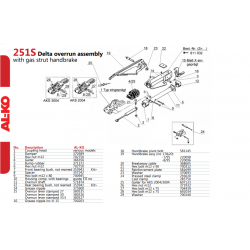 ALKO Coupling 251S Delta Parts - Spare Parts Diagram