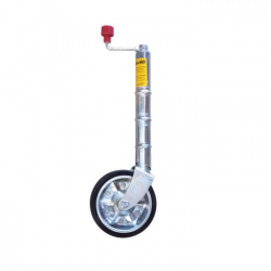 400kg Capacity Jockey Wheel - 200mm Rubber/Steel Wheel - AL-KO