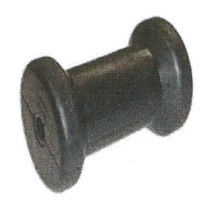 Marin-X Flat Keel Roller - 192mm - Black Rubber