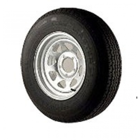 Wheel Galvanised 14\"x 6\" - Tyre 185R14C