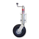 120kg Capacity Jockey Wheel - 350mm Pneumatic Tyre  - Swivel Mount - Trojan