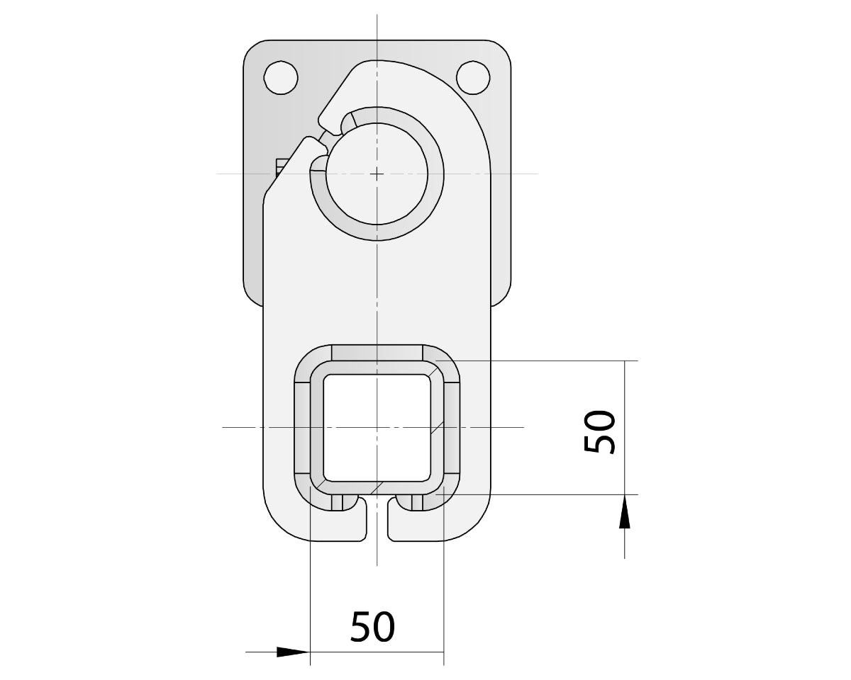 Bare Axle - Drop Beam - 1500kg - Electric Brakes