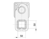Bare Axle - Drop Beam - 1500kg - Electric Brakes
