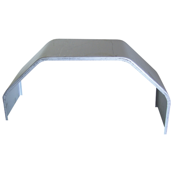 220mm Wide - Zinctec - Steel Folded with Rolled Edge - Suits 10