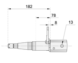 Bare Axle - Straight Beam - 1500kg Braked - Bare Metal