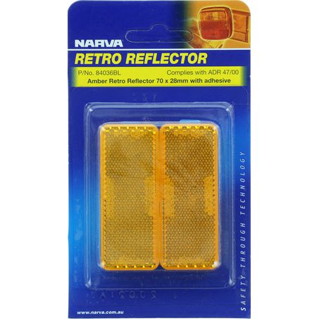 Narva Reflector 70x28mm Self Adhesive