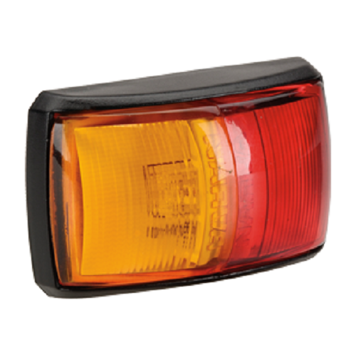 LED Marker Lamp - Model 14 - Red-Amber - Side Marker