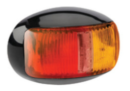 LED Marker Lamp - Model 16 - Red-Amber - Side Marker