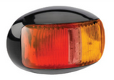LED Marker Lamp - Model 16 - Red-Amber - Side Marker