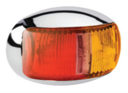 LED Marker Lamp - Model 16 - Red-Amber - Side Marker