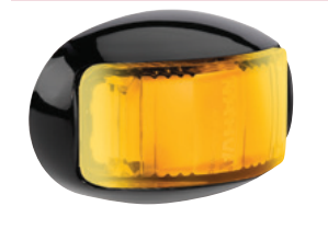 LED Marker Lamp - Model 16 - Amber - Side Marker