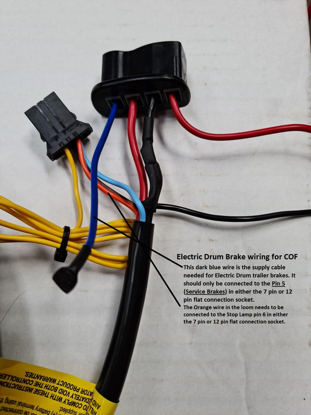 AL-KO COF Car Kit Only - Electric Drum Brake - Manual Brake Pedal
