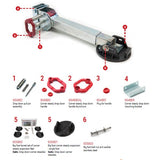 ALKO Drop down pull pin assembly