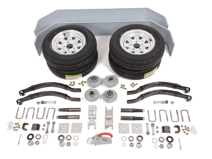 ALKO Tandem Axle Trailer Kit - Un-braked - 2400kg - 13 ...