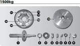 CM Hydraulic 9" Brake Drum Parts 1500kg