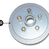 CM Hydraulic 9" Brake Drum Parts 1500kg