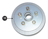 CM Hydraulic 9" Brake Drum Parts 1500kg
