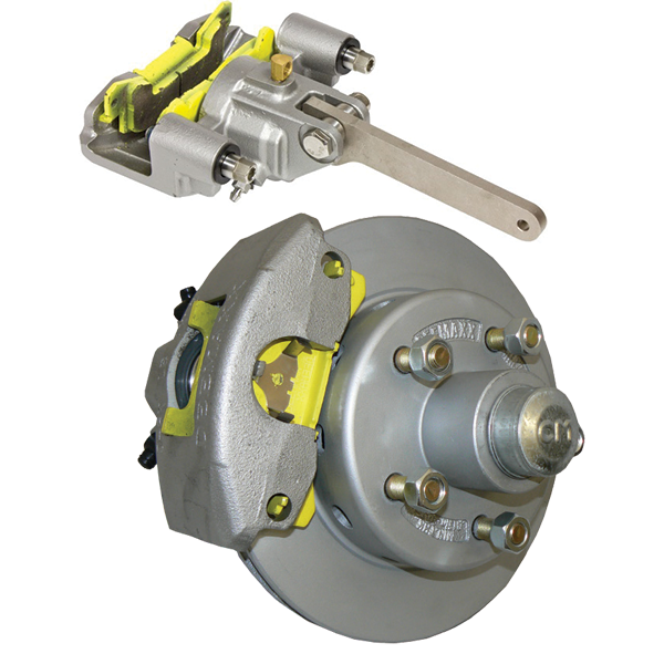 DeeMaxx Hyd Disc Brake Axle Kit 1500kg - 1 Piece Vented Rotor/Hub