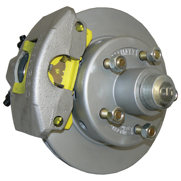 DeeMaxx Hyd Disc Brake Axle Kit 1750kg - 1 Piece Vented Rotor/Hub