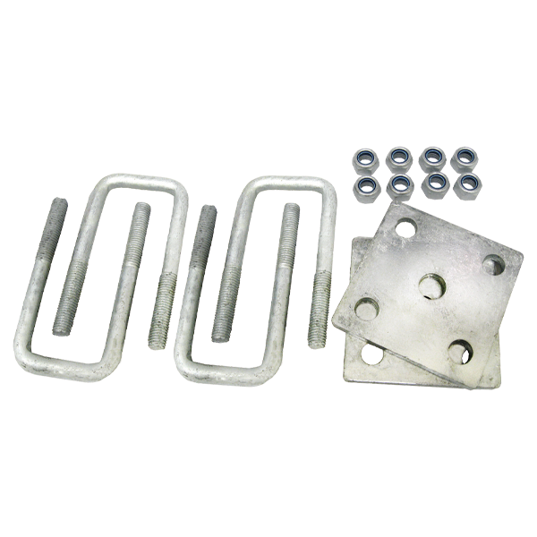 CM Axle Spring U Bolt Kit - Round Axle