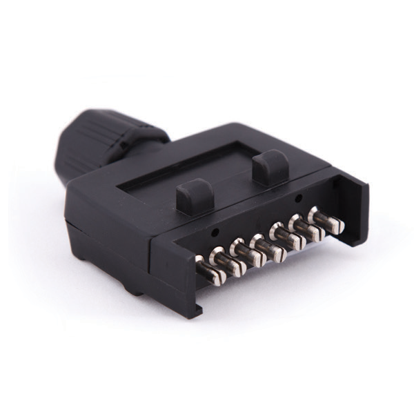 CM Trailer Plug - 7 Pin Flat Plug - Male Connection – TrailerPartsNZ.com