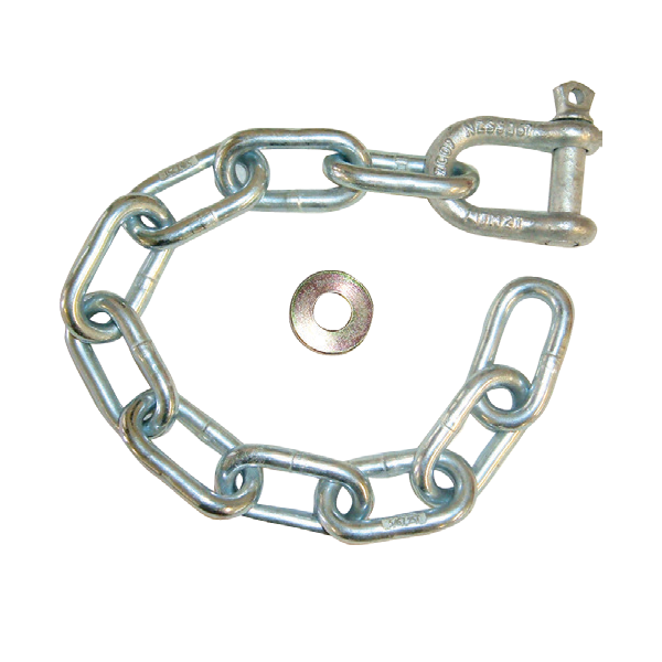 CM Trailer - 8mm Safety Chain & Galvanised Shackle – TrailerPartsNZ.com