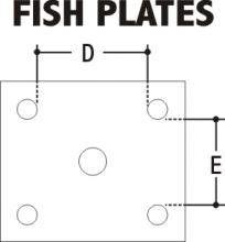 CM Axle U Bolt - Fish Plates