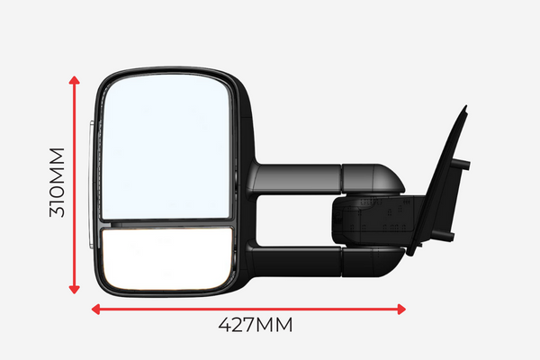 Toyota Prado - 120 Series - Classic ClearView Towing Mirror