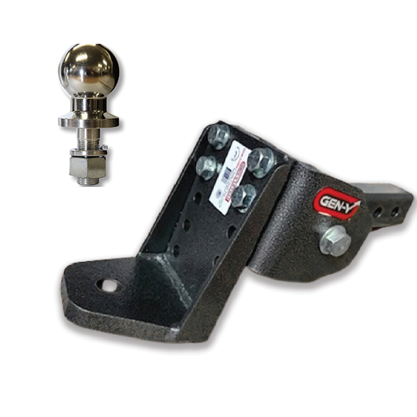 Glyder Torsion-Flex Hitch - 100-250kg Tongue Weight - 3500kg - 6" Drop