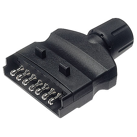 Hella Trailer Plug - 7 Pin Flat Plug - Male Connection – TrailerPartsNZ.com