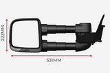 Holden Colorado 2006-2011 & Rodeo 2003-2008 - Compact ClearView Towing Mirror