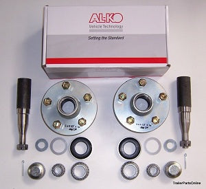 2000kg Non-Braked - 56mm Dia Axle - AL-KO Hub & Stub Axle Kit -