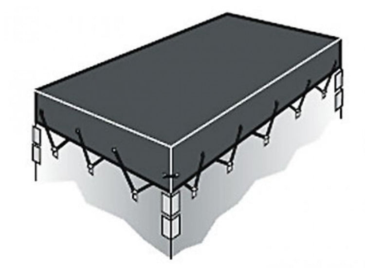Maypole Heavy Duty PVC Waterproof Trailer Cover - 1220 x 920mm (4’x3′)