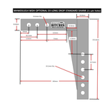 Mister Hitches - 3500kg - Adjustable - Max Drop/Rise 370/340mm - Standard Shank Length