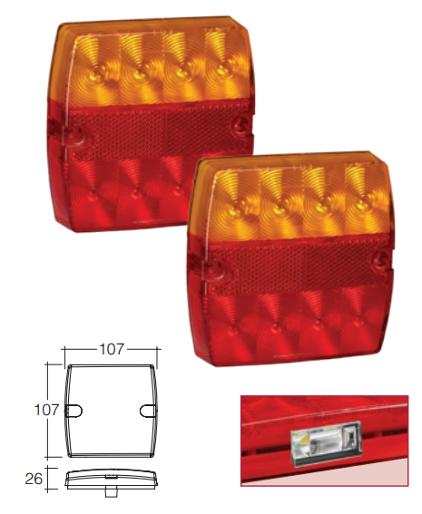 Narva Model 34 LED Tail Lamp - Each – TrailerPartsNZ.com