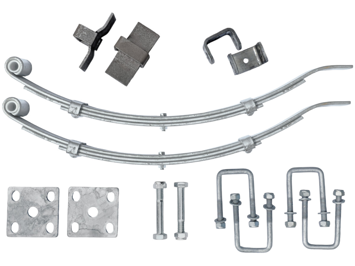 Slipper Spring Kit - Multi-Leaf - 50x615mm - Dacromet Marine - Short Series