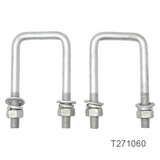 Square U Bolts & Nuts - Pairs