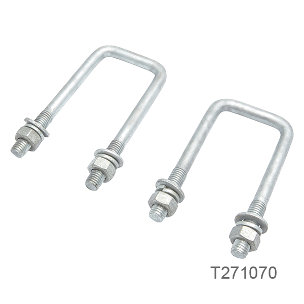 Square U Bolts & Nuts - Pairs
